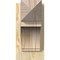 Ekena Millwork Imperial Arts & Crafts Rough Sawn Outlooker, Douglas Fir, 6"W x 12"D x 12"H OUT06X12X12IMP03RDF - alternate 2